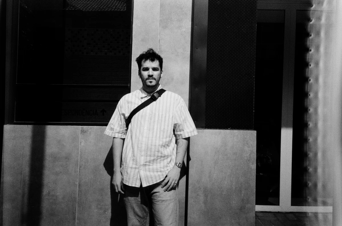 Black and white photo of me on sao paulo city